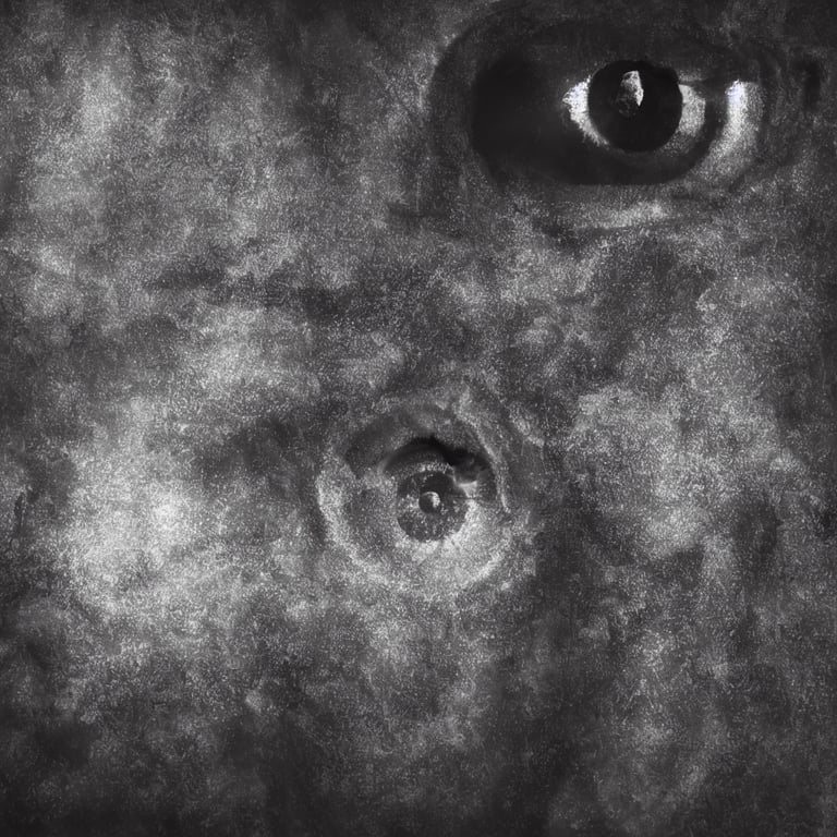 prompthunt a huge gelatinous blob, covered in human eyes, ominous