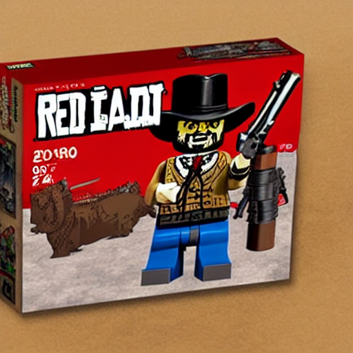 prompthunt: Red Dead Redemption 2 in Lego