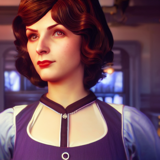 Prompthunt Elizabeth From Bioshock Infinite Unreal Engine 8 K Ultra Realistic Ultra Detail 