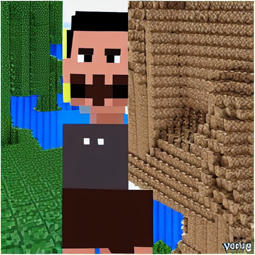 Minecraft Steve Derp Face