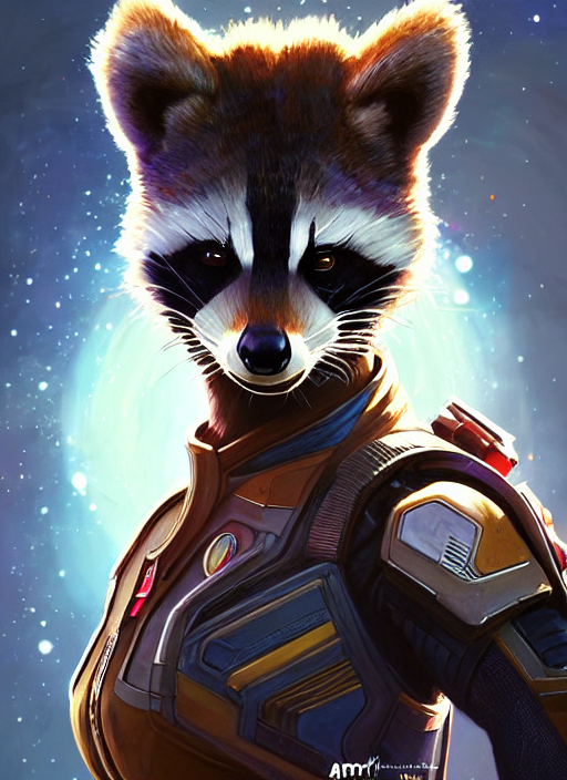Rocket Raccoon Concept Art