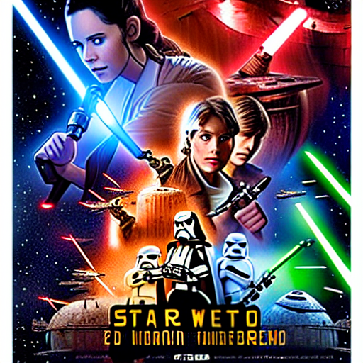 prompthunt: a movie poster for star wars episode 1 0