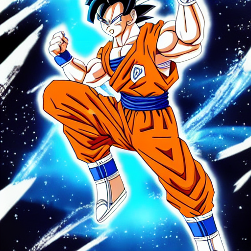 Poster Goku SSJ Blue