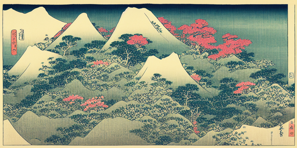 katsushika-hokusai-flower