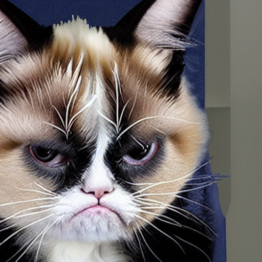 Prompthunt Grumpy Cat In Joker Makeup