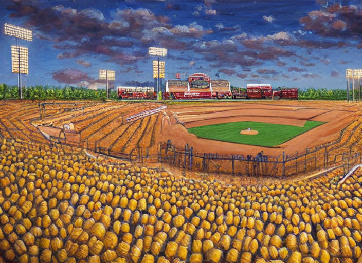 Baseball Field Painting
