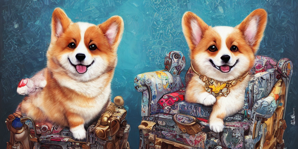 King Corgi Jigsaw Puzzle