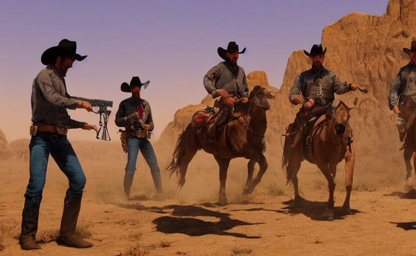 Cowboy Standoff Western