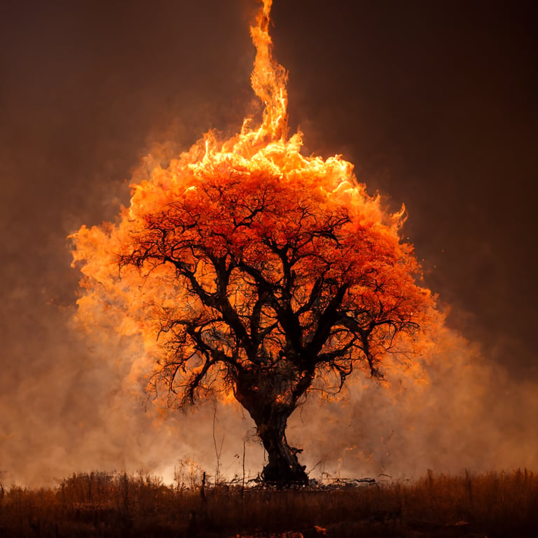 Catching Fire Tree 