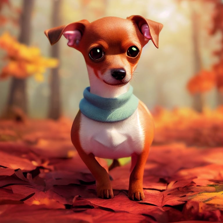 prompthunt a super super cute and adorable teacup mini brown