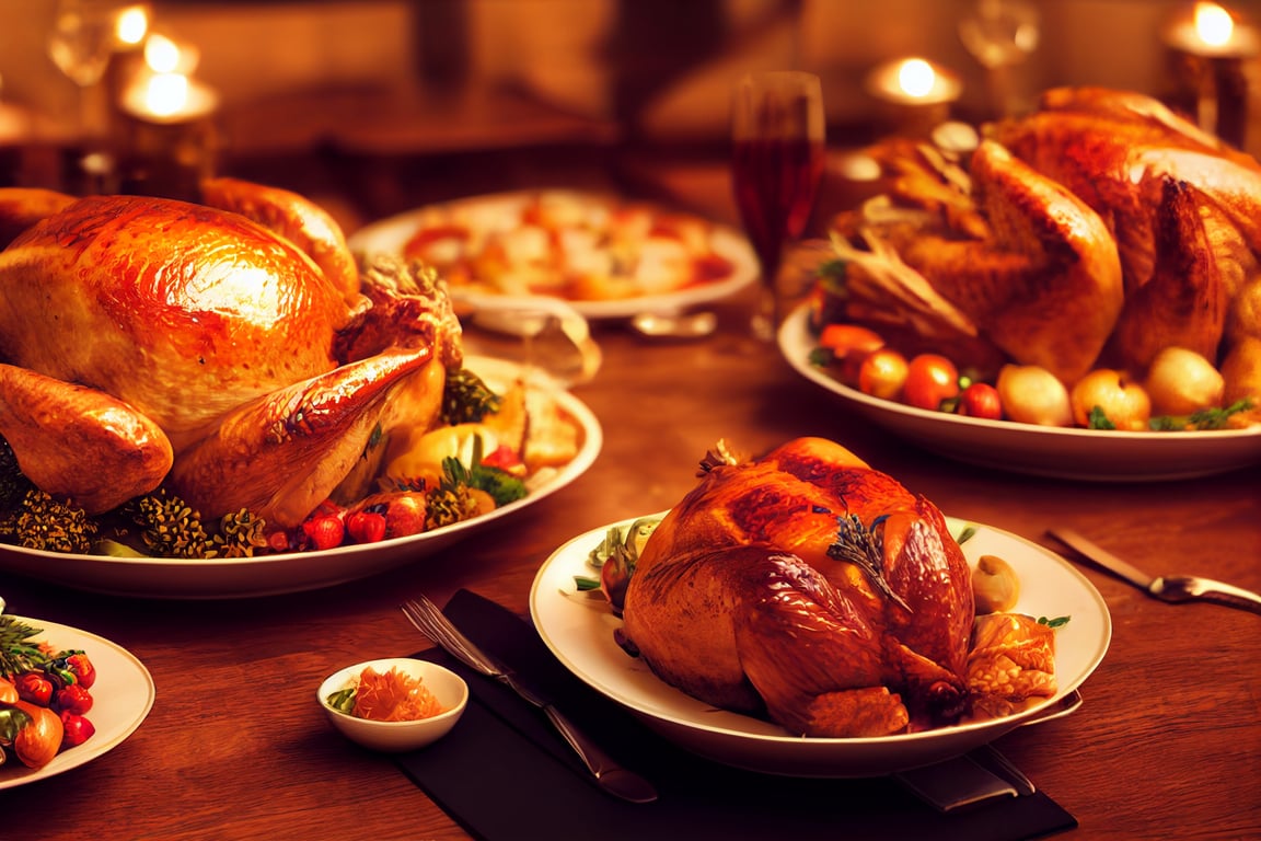 prompthunt: thanksgiving turkey cooked on the table, pixar style animation,  Pixar inspired, dreamworks style, disney style, adorable. 4k octane render