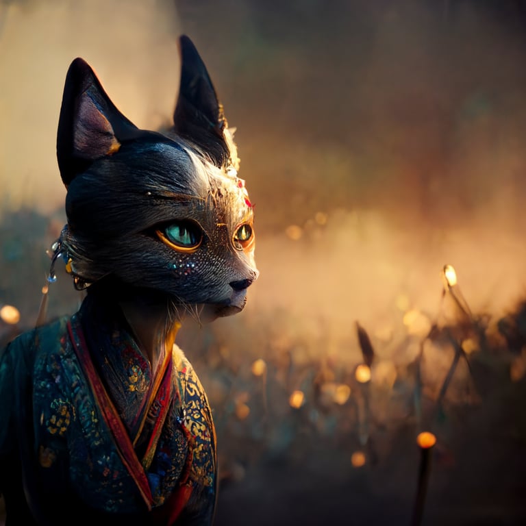design a warrior cat character