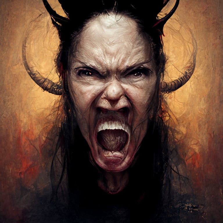 demon of anger