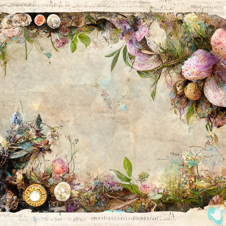 prompthunt: Ephemera enchanted fantasy fairytale scrapbooking