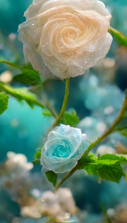 The Most Beautiful Blue Rose In The World