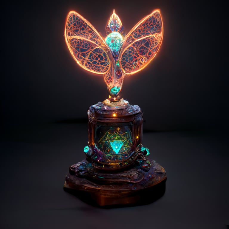 prompthunt: Magical merkaba, neon Alien artifact , highly detailed, unreal  engine ancient artifact