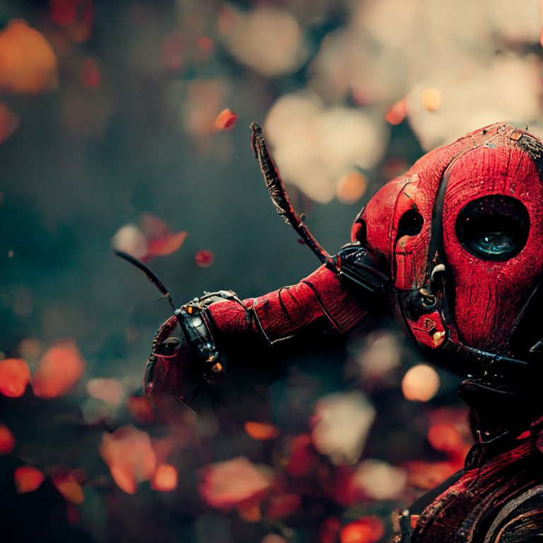 prompthunt: 4K HD HIGH-RES Deadpool wallpaper