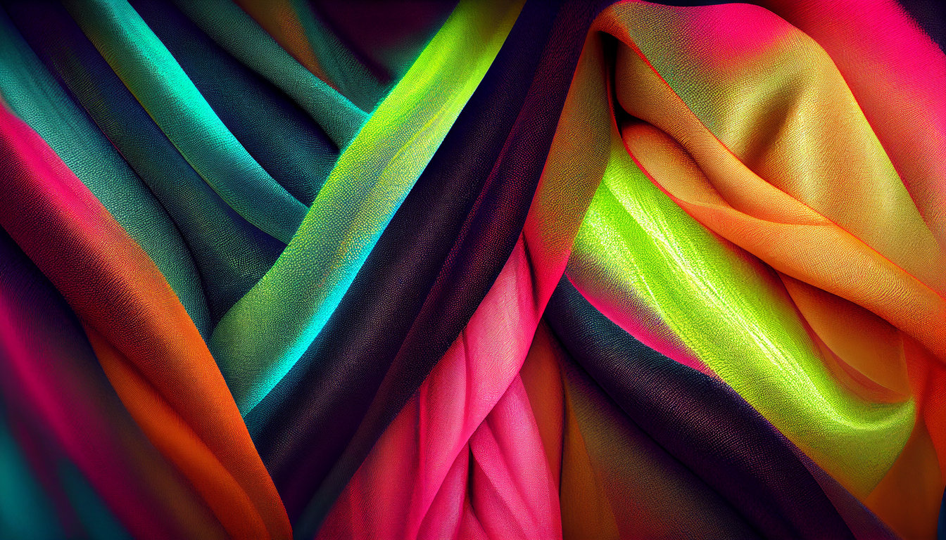 prompthunt: silk textile background metalic neon colors