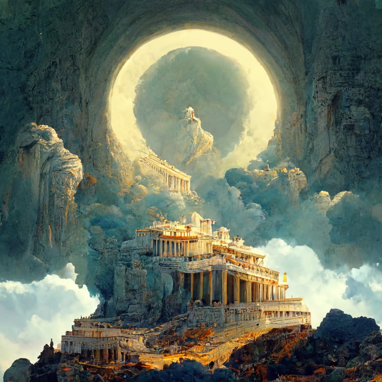 Ancient Greece, mount olympus, Greek gods