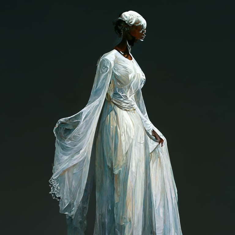 sheer white dress