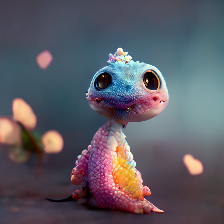 cute baby lizard