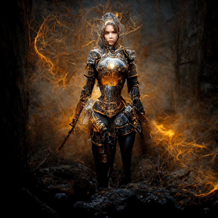 prompthunt: photorealistic beautiful gorgeous female fantasy character full  body broken battle armor magical cave background potions spellbooks 4k 8k  anti-aliasing FXAA TAA