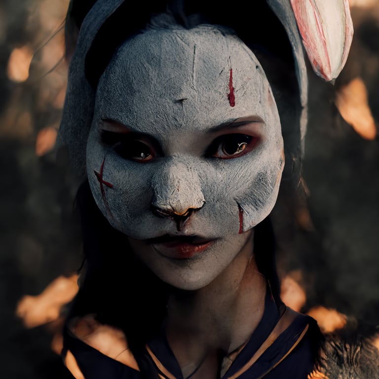 Huntress frosty eyes mask made by me! (For a custom order) I did add her  “hair” and mesh eyes later, but ofcourse i forgot to take a pic of it lol.  Its