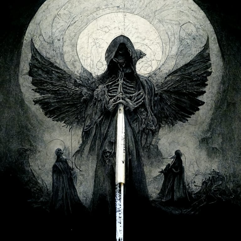 angel of death drawings