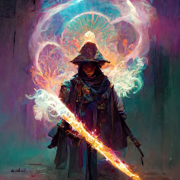 prompthunt chaotic good + magic user + bladesinger dnd