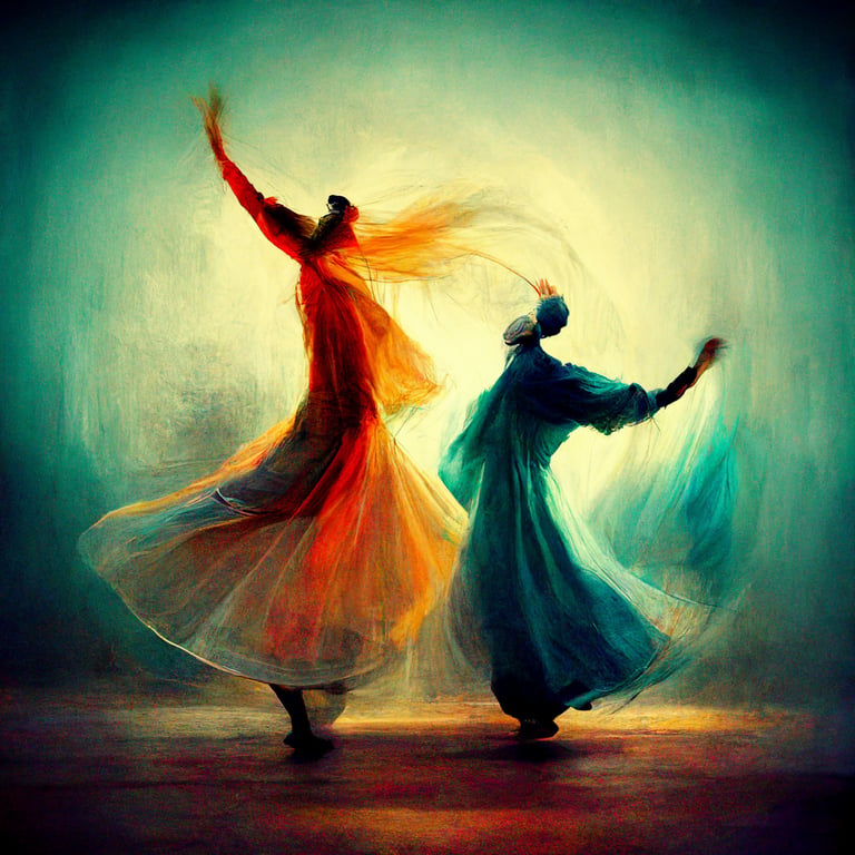 rumi dancing with joy