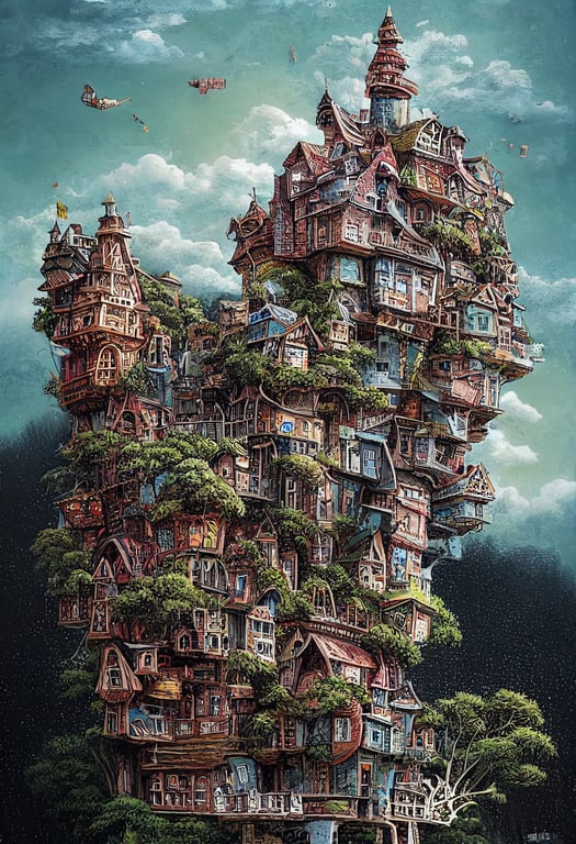 Whimsical Detailed Fantasy Home Decor Super Photorealistic · Creative  Fabrica