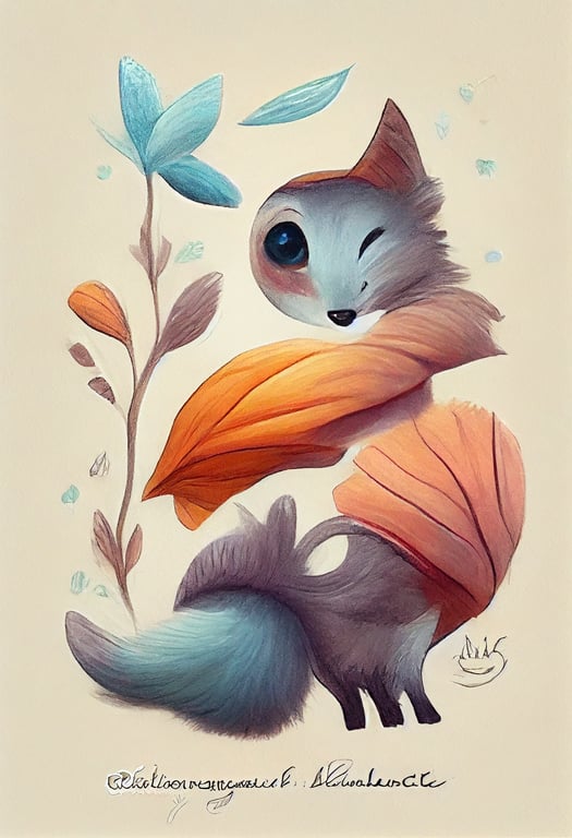 prompthunt: beautiful drawing of cute and adorable magical ...