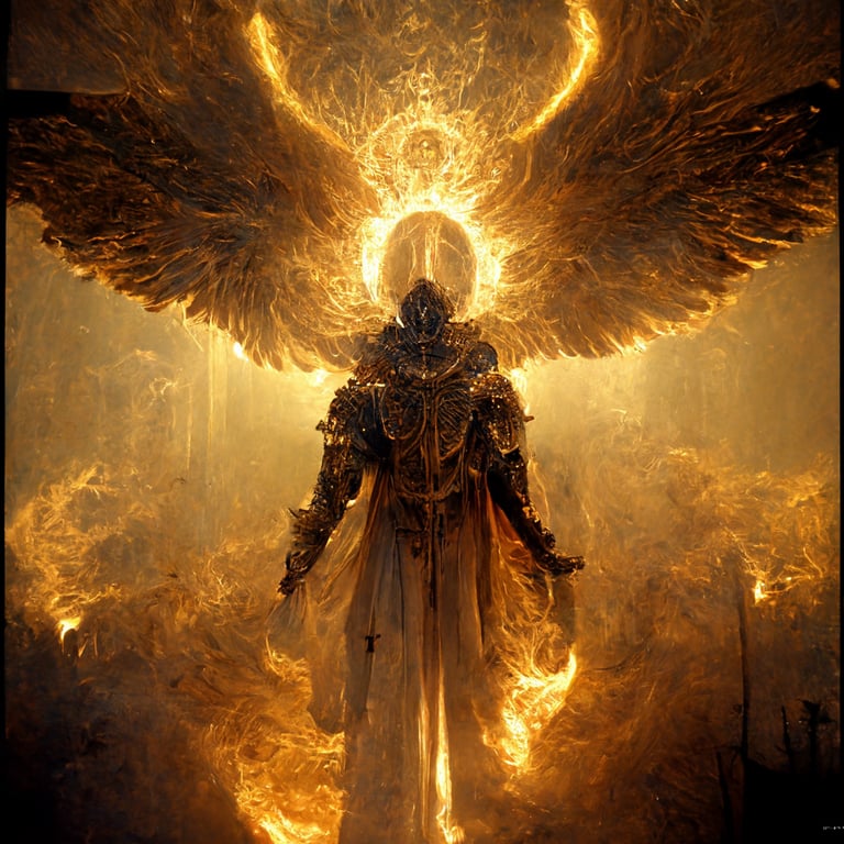 Flame Angel Wings