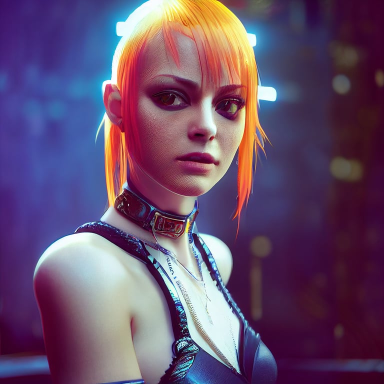 16k, 8k, hyper sharp focus, octane render, unreal engine 5, photo realistic, stunning intricate detail, super resolution, hdr, leeloo from the fifth element, enormous hyper detailed bright eyes, dramatic lighting, hdr, 8k