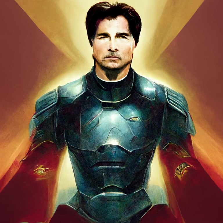 prompthunt tom cruise is superior iron man