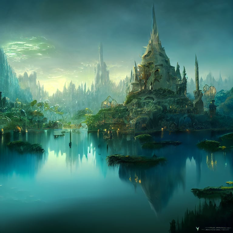 Fantasy City Concept Art