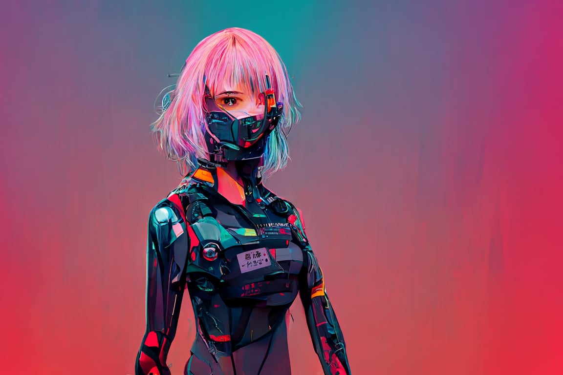 ArtStation - Anime cyberpunk character