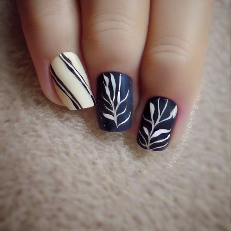 prompthunt nail art design found on Pinterest, trendynailart