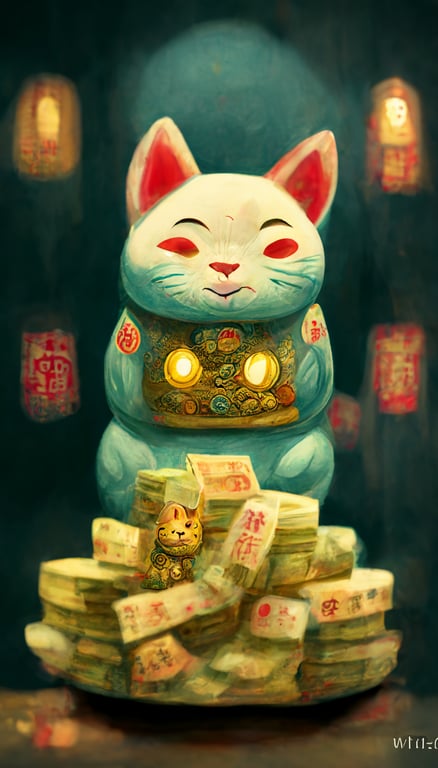 Maneki-neko: Những chú mèo may mắn và đáng yêu với bàn tay đang vẫy chào sẽ mang đến cho bạn nhiều niềm vui và phúc lộc trong cuộc sống. Xem hình ảnh liên quan để cảm nhận sự may mắn từ những chú mèo Maneki-neko.