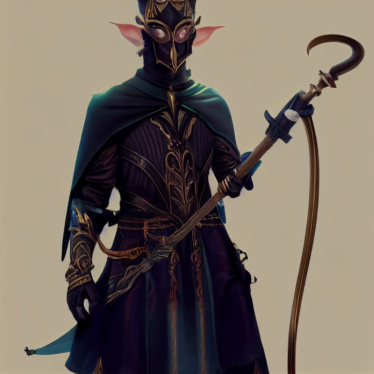 prompthunt: Male Elf with Whip and Masquerade Mask, Scholar outfit, Fantasy  Character, Deviant Art, Artstation