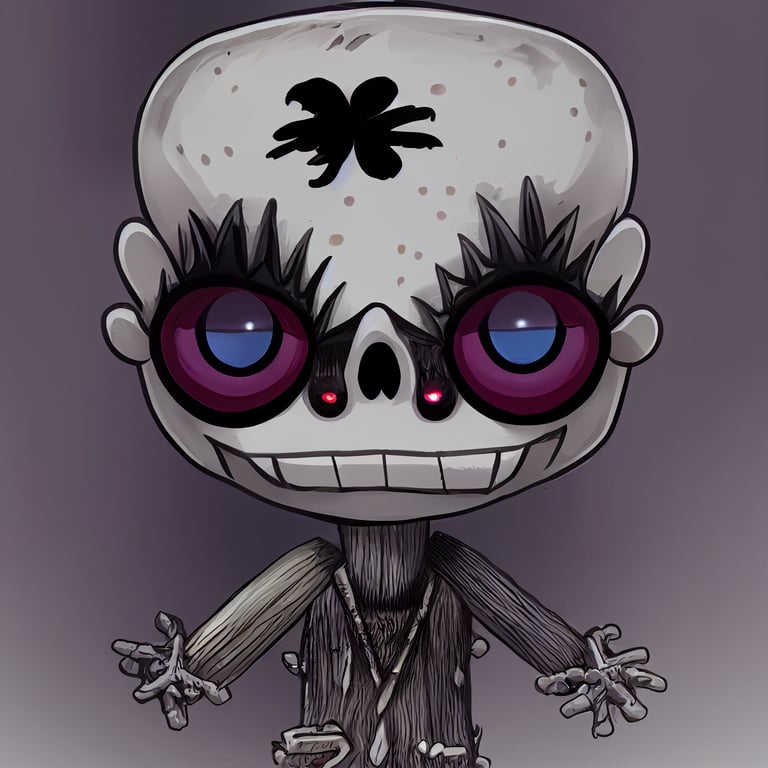 voodoo doll cartoon