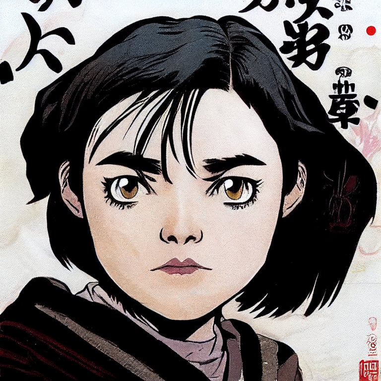prompthunt: Arya Stark in Rumiko Takahashi style