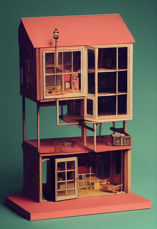 Dollhouse display table new arrivals
