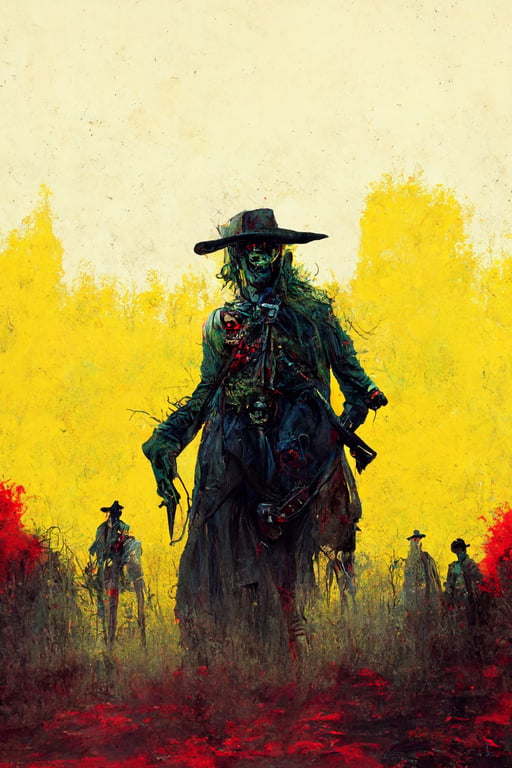 prompthunt: Red Dead Redemption II Undead Nightmare, cowboy, zombie ...