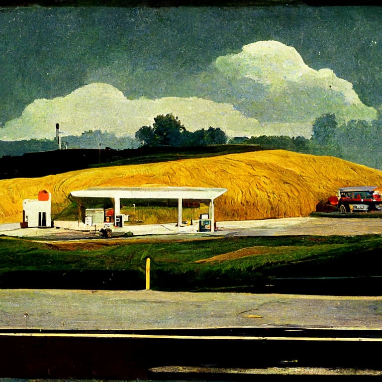 Gas Edward Hopper