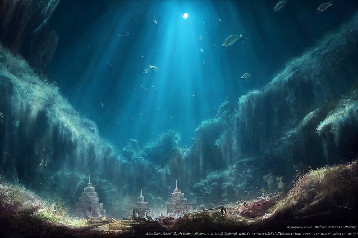 Sublime Underwater Paradise: Dive into a Mesmerizing 8K Anime