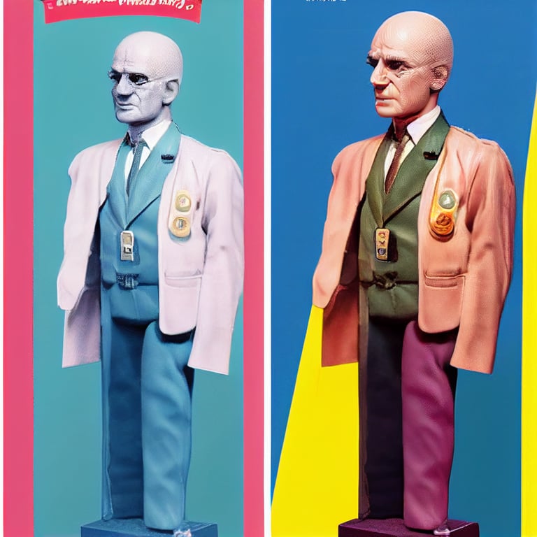 suppe Lignende Lår prompthunt: Klaus Barbie in the style of a Mattel toy doll