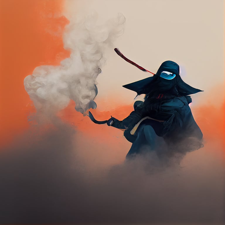 prompthunt: smoke ninja