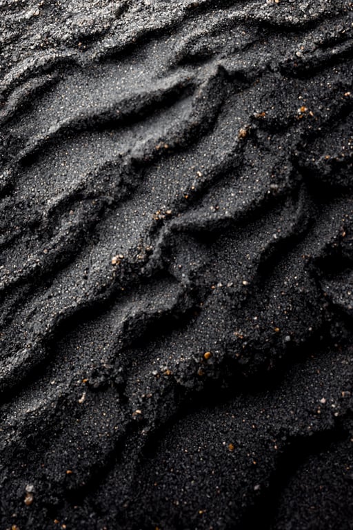 prompthunt dry black sand texture, high resolution, 8k