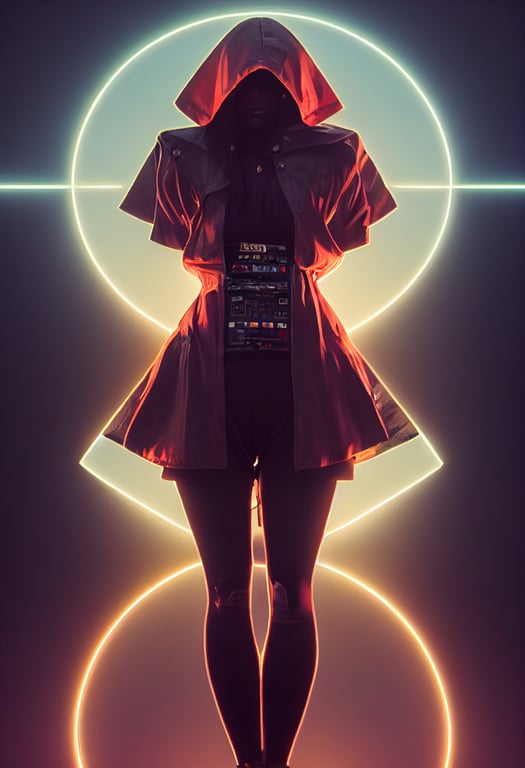 prompthunt: Iconic beautiful girl leader of an international hacking  terrorist group wearing a hacker outfit, hacker interior, exposed thighs  and exposed belly, intricate details, warm colors, mid-close portrait,  anatomically perfect, beautiful symmetric